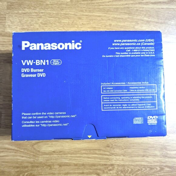 LIKE NEW! Panasonic VW-BN2 DVD Burner Original Box All Accessories+Manual TESTED - Picture 5 of 9